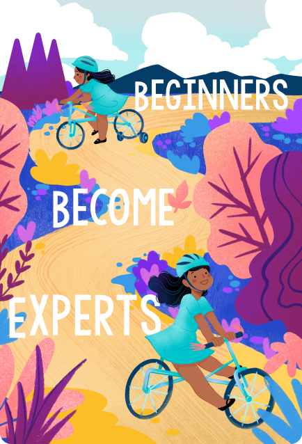 Beginners become experts