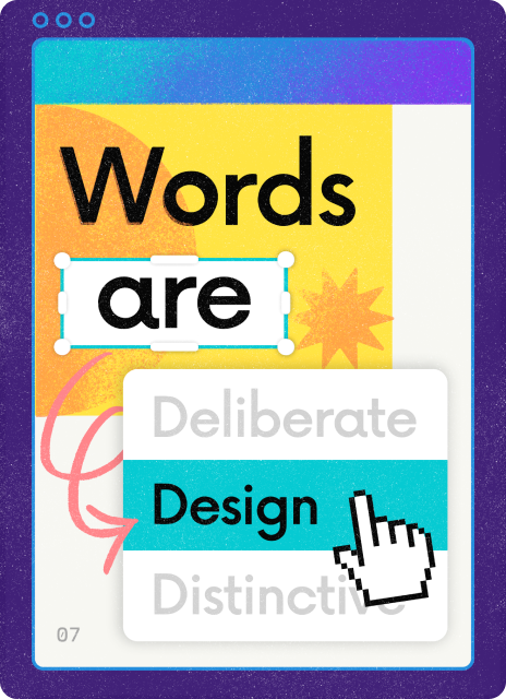 Words are design